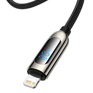 کابل تبدیل فست شارژ لایتنینگ به USB-C باسئوس مدل CATLSK 20W 2.22A طول 1 متر