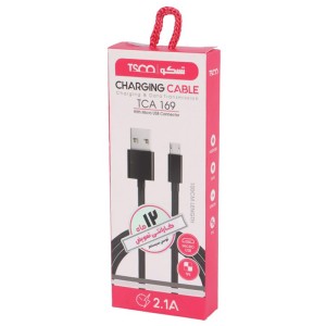 کابل تبدیل USB به microUSB تسکو مدل TC A169 طول 1 متر