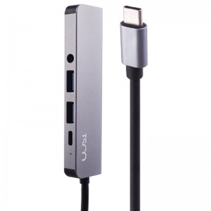 هاب USB 3.0/HDMI/AUX/Type-C PD To Type-C تسکو مدل THU 1160