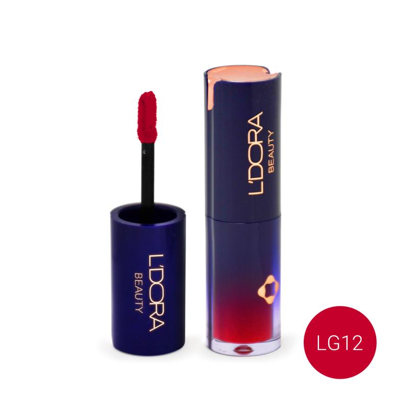 رژ لب مایع نیمه مات مدل LG12