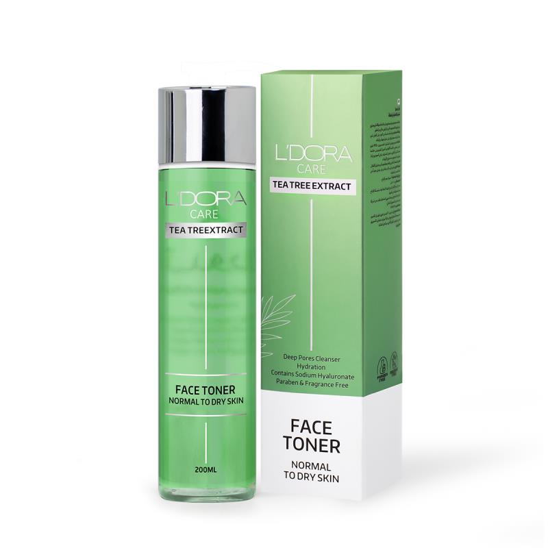 تونر پوست نرمال تا خشک چای سبز حجم 200 میلی لیتر