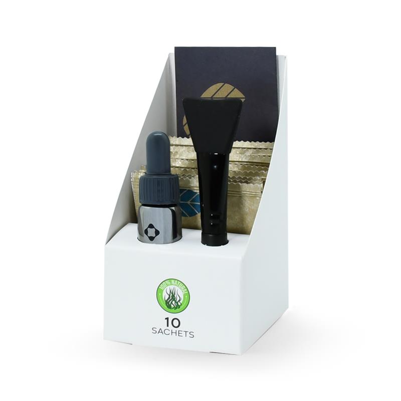 ماسک پودری اسپیرولینا شاداب کننده پوست مدل هربال 10 عددی