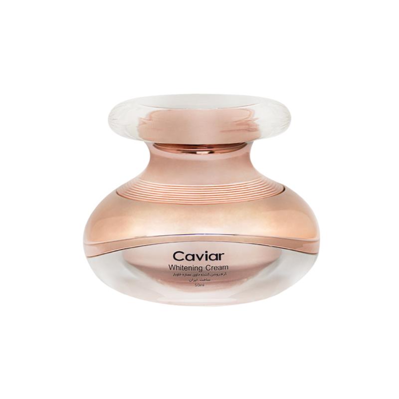 کرم روشن کننده و مرطوب کننده حاوی عصاره خاویار مدل کر 50 میلی‌لیتر