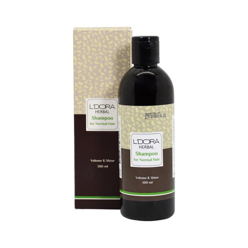 شامپو گیاهی مناسب موهای معمولی هربال 300 میلی لیتر
