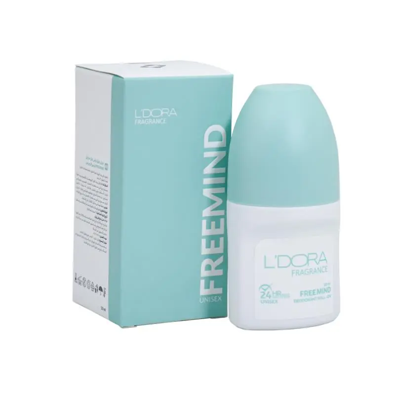 دئودورانت رولی مدل فری مایند - FREE MIND برند الدورا حجم 50 میلی لیتر - FRAGRANCE FREE MIND Deodorant Roll