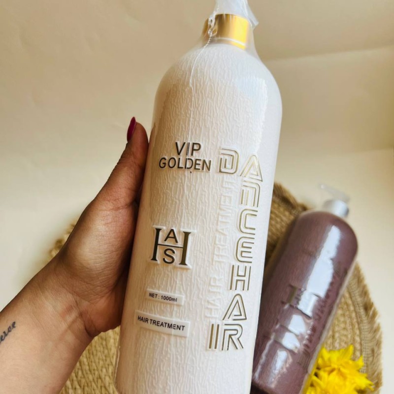 ماسک مو بدون سولفات دنس هیر مدل VIP GOLDEN حجم 1000 میلی لیتر (ساخت کانادا)
