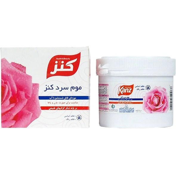 موم سرد کنز مدل گل محمدی حجم 300 گرم