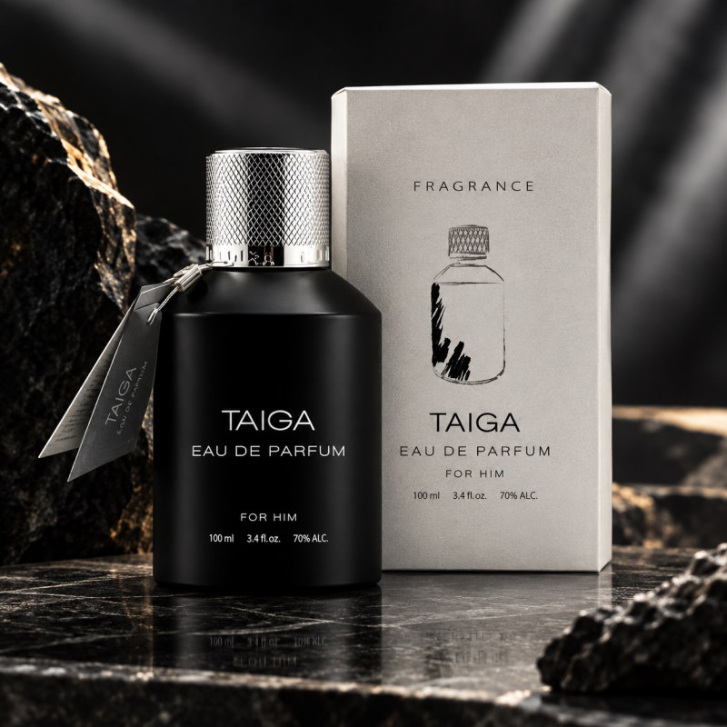عطر ادوپرفیوم مردانه تایگا TAIGA مدل پنبه ریز حجم 100 میلی لیتر