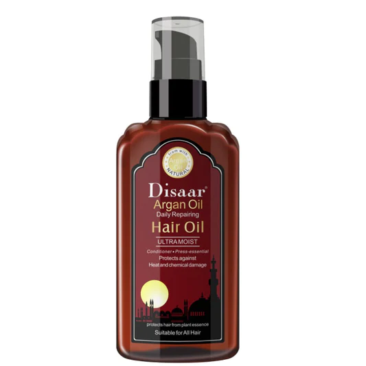 روغن مو آرگان مدل دیسار - Disaar ضد ریزش و تقویت کننده مو