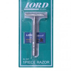 دسته خودتراش مدل لرد همراه با یک جفت تیغ