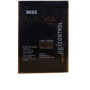 ماسک مو بدون سولفات میس آیورورا (Miss Aurora) مدل زغال فعال (Active Charcoal)