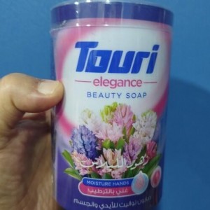 صابون گل یاس بنفش و ارغوان مدل Touri بسته 4 عددی