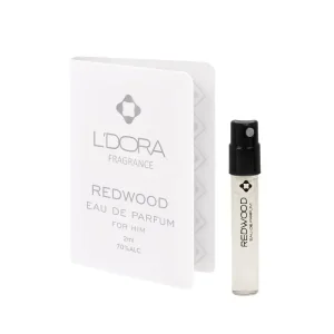 تستر ادوپرفیوم مردانه مدل رد وود (RedWood) برند الدورا حجم 2 میلی لیتر مدل FRAGRANCE REDWOOD EAU DE PARFUM, tester for men