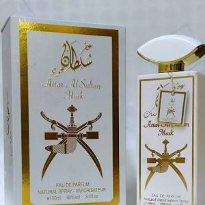 عطر مردانه سلطان مسک سفید حجم ۱۰۰ میلی لیتر