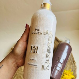 ماسک مو بدون سولفات دنس هیر مدل VIP GOLDEN حجم 1000 میلی لیتر (ساخت کانادا)