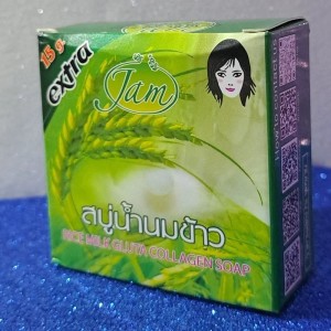 صابون برنج جم وزن ۶۵ گرم تایلندی ضدچروک