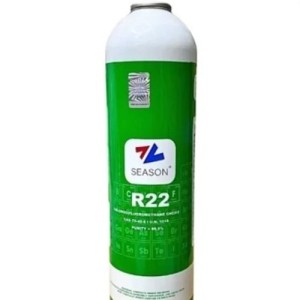 گاز R22 حجم 1 کیلو برند SEASON - مناسب برای کولر و یخچال