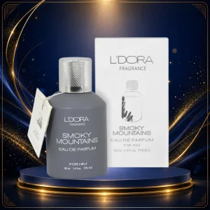عطر مردانه مدل اسموکی SMOKY MOUNTAINS برند پنبه ریز حجم 100 میلی لیتر