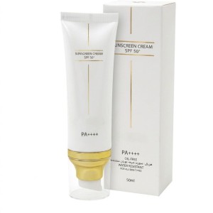 کرم ضدآفتاب بی‌رنگ SPF50+ مناسب انواع پوست با ۷ فیلتر محافظتی