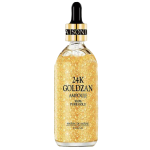سرم آبرسان طلا 24K ضد پیری و جوان کننده پوست مدل گلدزن