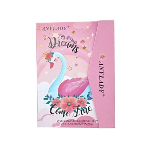 سایه چشم کیفی انی لیدی طرح قو صورتی - پالت آرایش صورت