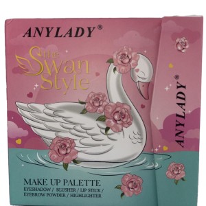 پالت آرایشی مسافرتی آنی لیدی طرح قو صورتی