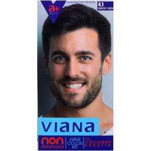کیت رنگ مو دودی مردانه شماره 4.1 مدل ویانا