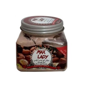 اسکراب لایه بردار و سفید کننده پوست مکس لیدی با عصاره آرگان