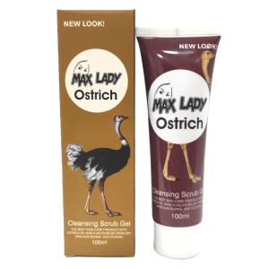 ژل لایه بردار شتر مرغ مدل مکس لیدی با حجم 100 میلی لیتر