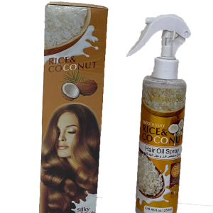 اسپری روغن مو برنج و نارگیل مدل سلطانا رز