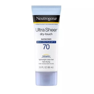 کرم ضد آفتاب نوتروژینا اولترا شیر SPF70 حجم 88 میل