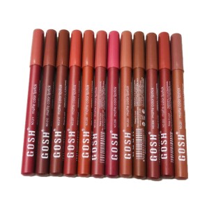 پک 12 عددی رژ لب مدادی مات مدل گاش - GOSH