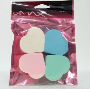 پد آرایشی 4 تایی مدل قلب