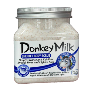 اسکراب شنی لایه بردار پوست شیر الاغ مدل وکالی حجم 350 میل (رنگ آبی)