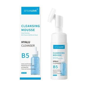 فوم براش دار شستشوی صورت B5 حاوی هیالورونیک اسید مدل سرسان لاو