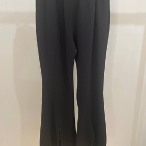 شلوار مشکی چاکدار