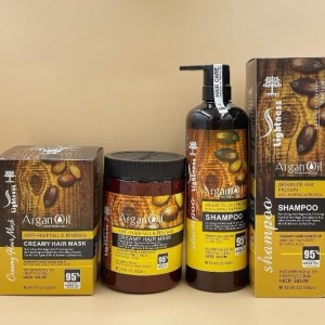 پک شامپو و ماسک بدون سولفات تقویت کننده مو حاوی روغن آرگان ساخت اسلواکی