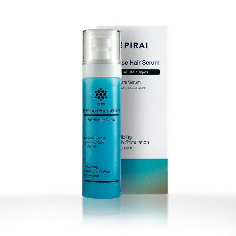 سرم موی دو فاز حاوی عصاره اسپیرولینا پیرای(ترمیم کننده و تقویت کننده مو)