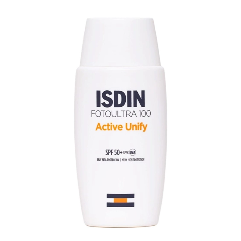 ضدآفتاب SPF50 مدل اکتیو یونیفای بی رنگ ایزدین