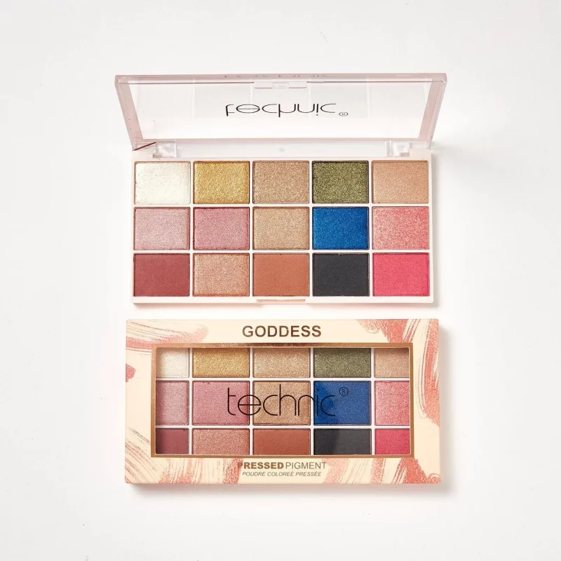 پالت سایه چشم 15 رنگ مدل Goddess تکنیک