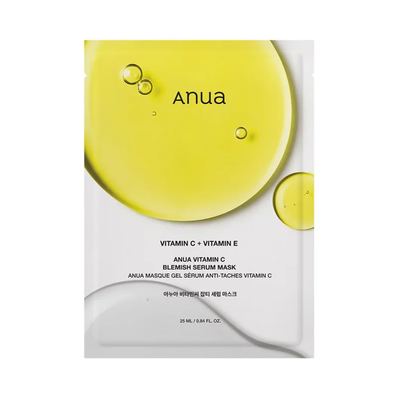 ماسک ورقه ای سرم ویتامین سی ضد لک و روشن کننده آنوا