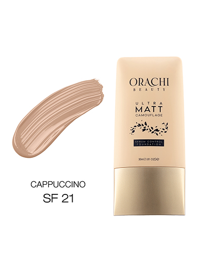 كرم پودر تيوپى Ultra-matt تاتل مخصوص پوست هاى چرب و مختلط SF21 اوراچی