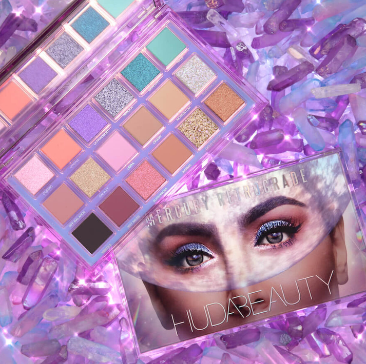 پالت سایه  18 رنگ مرکوری رتروگرید هدی بیوتی Huda Beauty Mercury Retrograde