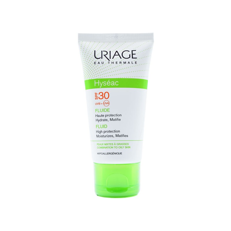 فلویید ضد آفتاب هیسه اک SPF30 اوریاژ مناسب پوست های مختلط تا چرب