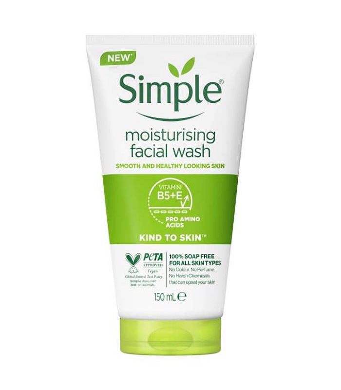 ژل شستشو مرطوب کننده سیمپل ( پوست خشک و خیلی خشک )