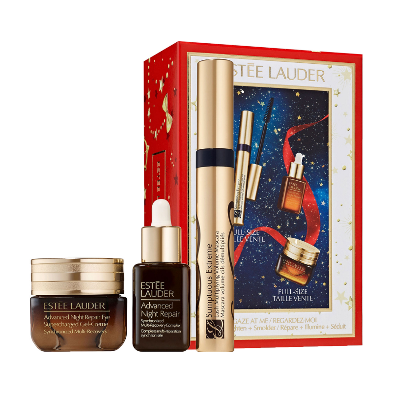 ست سرم جوانساز، کرم دور چشم ضد پیری و ریمل حجم دهنده استی لادر