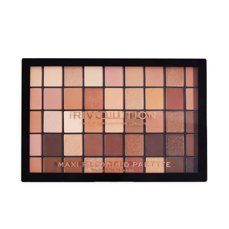 پالت سایه چشم 45 رنگ رولوشن مدل Maxi Reloaded Nudes