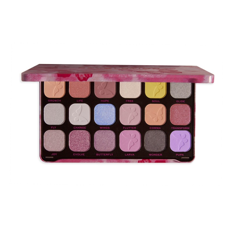 پالت سایه چشم 18 رنگ رولوشن مدل Soft Butterfly
