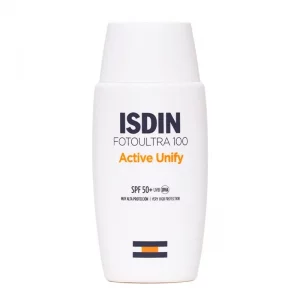 ضدآفتاب SPF50 مدل اکتیو یونیفای بی رنگ ایزدین