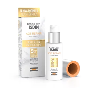 ضدآفتاب SPF50 مدل AGE REPAIR بی رنگ ایزدین